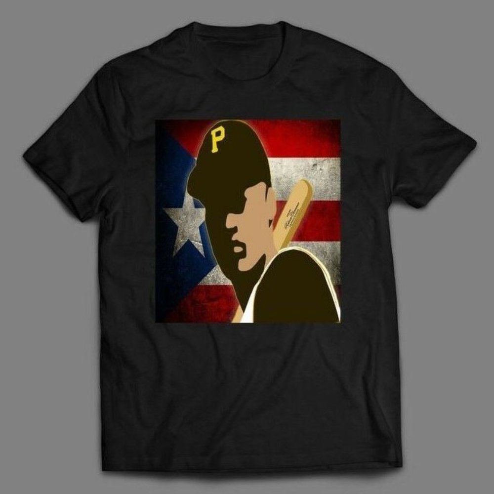 ROBERTO CLEMENTE PUERTO RICO PRIDE **SHIRT ART*